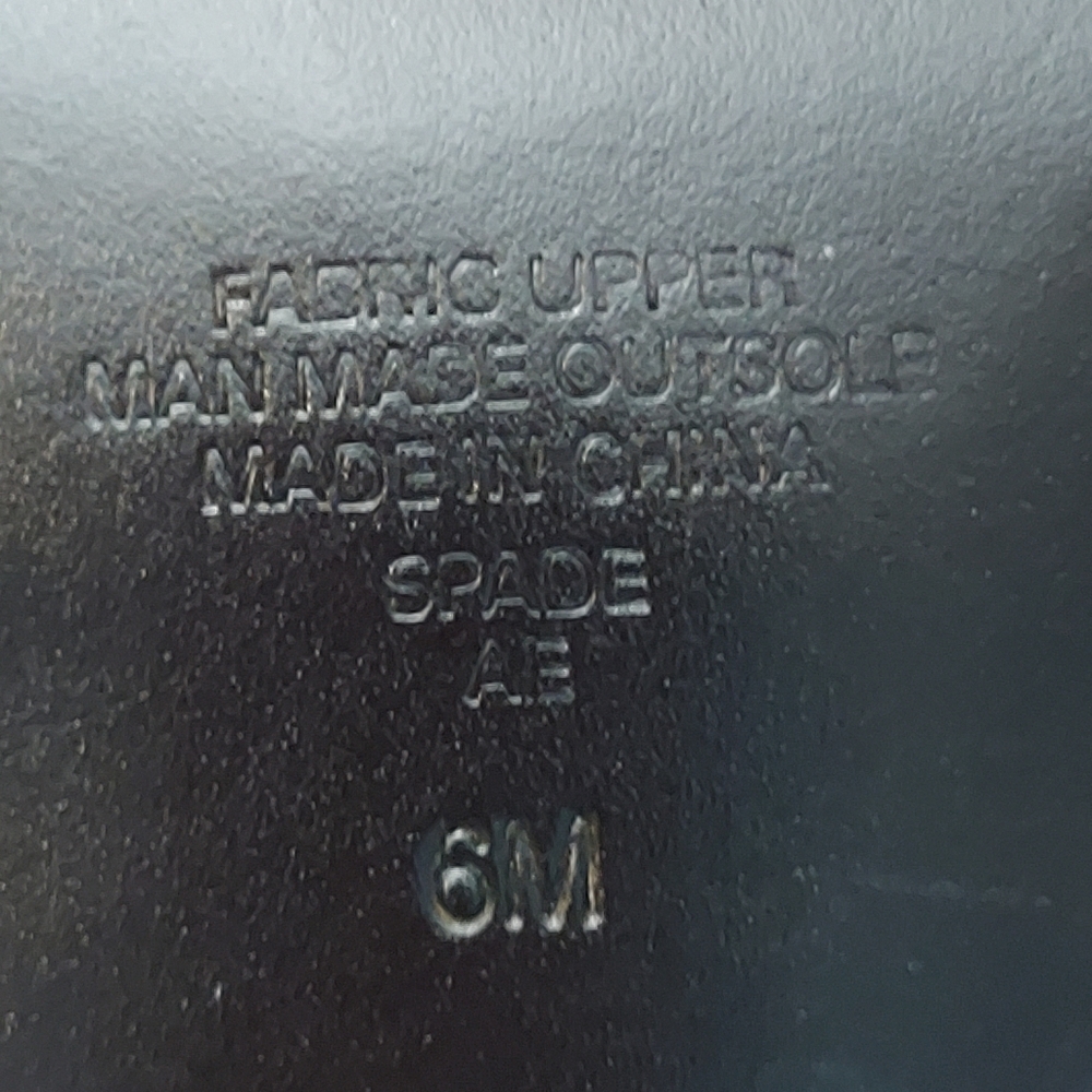 Hillard and Hanson black fabric slide. Size 6 - Picture 8 of 8